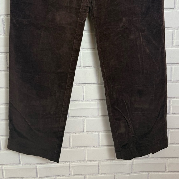 Talbots Petites women’s classic stretch Dark Brown Corduroy Pants/size 8P - Picture 8 of 8